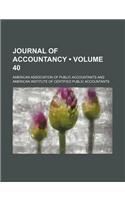 Journal of Accountancy (Volume 40): (English)