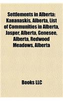 Settlements in Alberta