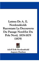 Lettres de A. E. Nordenskiold