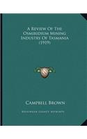 A Review Of The Osmiridium Mining Industry Of Tasmania (1919)