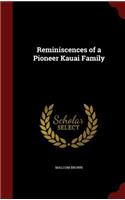 Reminiscences of a Pioneer Kauai Family