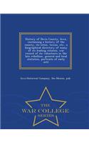 History of Davis County, Iowa, Containing a History of the County, Its Cities, Towns, Etc., a Biographical Directory of Many of Its Leading Citizens, War Record of Its Volunteers in the Late Rebellion, General and Local Statistics, Portraits of Ear