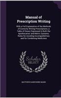 Manual of Prescription Writing