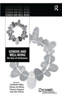 Gender and Well-Being