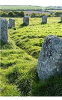 Stone Circle in Cornwall England Journal: 150 Page Lined Notebook/Diary