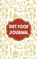 Diet Food Journal: Food Journal to Write in 7.5x9.25 - Weight Watchers Food Journal - Food and Exercise Tracker - 60 Days Challenge - 120