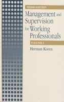 Management Supervision for Working Profiles, Third Edition, Two Volume Set