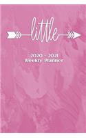 Little 2020-2021 Weekly Planner: Notebook Journal for Sororities and Sorority Sisters