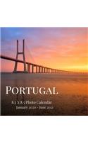 Portugal 8.5 X 8.5 Photo Calendar January 2020 - June 2021: 18 Monthly Mini Picture Book- Cute 2020-2021 Year Blank At A Glance Monthly Colorful Desk Wall Page Planner- 2 Years Yearly Overview Large 18 Months