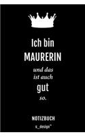 Notizbuch für Maurer / Maurerin