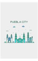 Puebla Minimalist Travel Notebook [Lined] [6x9] [110 pages]