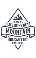 I Like Being Near The Top Of A Mountain One Can't Get Lost Here
