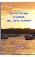 Travel Planner Checklist and Diary Notebook