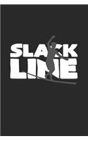 Slackline: 6x9 Slacklining - blank with numbers paper - notebook - notes