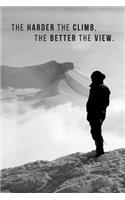 The Harder The Climb, The Better The View.