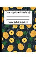 Wide Ruled Composition Notebook