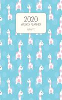 2020 Weekly Planner Giraffe