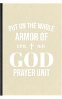 Put on the Whole Armor of God Prayer Unit Eph 6