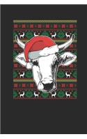 Ugly Christmas - Cow: Dotted Bullet Notebook - Christmas Gift for Kids, Women, Men Girls And Boys