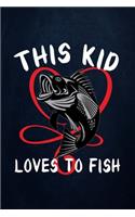 This kid loves to fish
