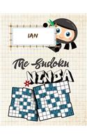 Ian The Sudoku Ninja: Sudoku Puzzle Activity Book for Kids