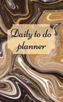Daily to do planner: To-Do List Notebook, Planner, Daily Checklist, 6x9 inch