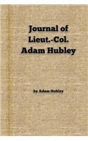 Journal of Lieut.-Col. Adam Hubley