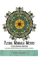 Floral Mandala Motifs Coloring Book