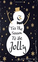 Daily Expense Log: Tis The Season To Be Jolly: Business Expense Ledger