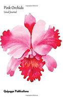Pink Orchids Lined Journal
