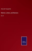 Memoir, Letters, and Remains: Vol. II