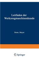 Leitfaden Der Werkzeugmaschinenkunde