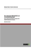 nationaler Mindestlohn zur Armutsbekämpfung?