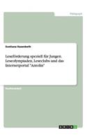 Leseförderung speziell für Jungen. Leseolympiaden, Leseclubs und das Internetportal "Antolin": (German)