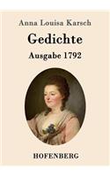 Gedichte (Ausgabe 1792)