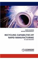 Recycling Capabilities by Rapid Manufacturing