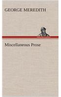 Miscellaneous Prose