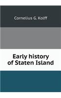 Early history of Staten Island: (English)