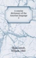 concise dictionary of the Assyrian language