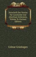 Zeitschrift Des Vereins Fur Geschichte Und Alterthum Schlesiens, Volume 36 (German Edition)