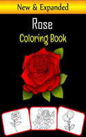 Rose Coloring Book: Color and learn with fun. Rose pictures, coloring and learning book with fun for kids (60 Pages, at least 30 Rose flower images)