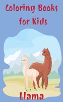 Coloring Books for Kids Llama