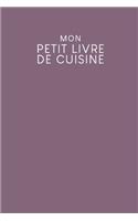 Mon petit livre de cuisine