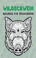 Wildschwein - Malbuch für Erwachsene
