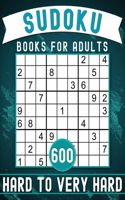 Sudoku Books for Adults Hard to Very Hard Large Print with Answers