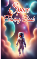 Space Coloring Book: Planet, System, Meteorites, Rockets, Astronauts, Space Coloring Pages For Kids