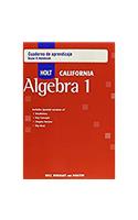 Holt Algebra 1: Cuaderno de Aprendizaje (Spanish Know-It Notebook) Algebra 1