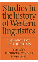 Studies in the History of Western Linguistics