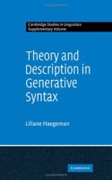 Theory and Description in Generative Syntax