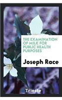 Examination of Milk for Public Health Purposes